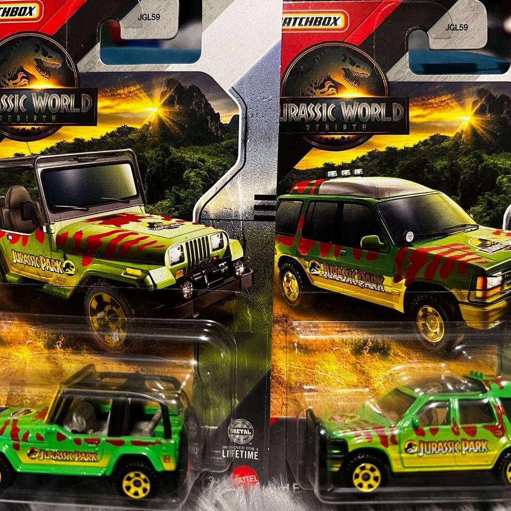 Jurassic World Rebirth Matchbox Set 💚